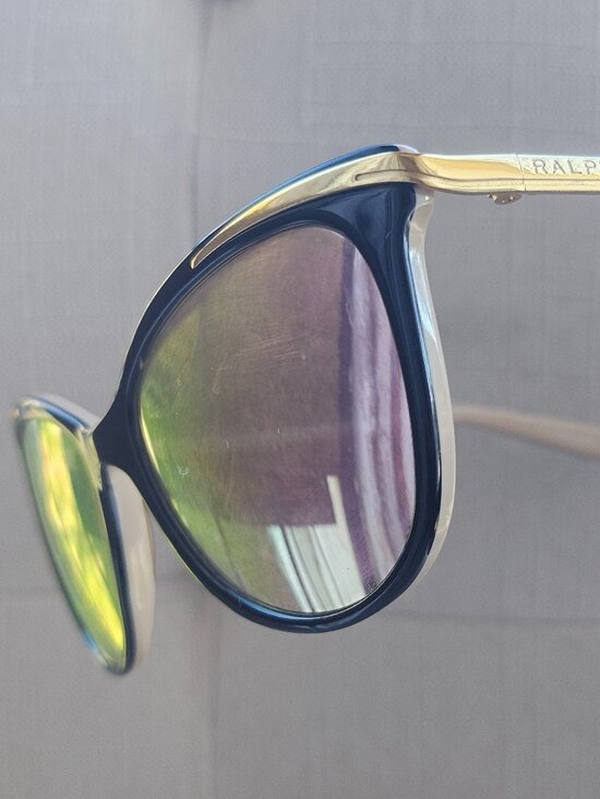 Ralph Lauren Women Sunglasses Ra5203 Black Gold Cat Eye Polarized Sunglasses main image 10